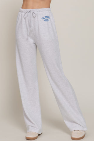 Waistband Print Detail Sweatpants gr - Wear Arielle