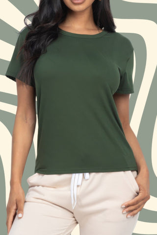 Basic Short Sleeve T-shirt - Wear Arielle