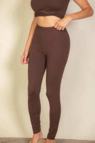 Basic Solid Leggings - Wear Arielle
