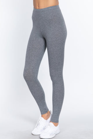 Cotton Spandex Leggings - Wear Arielle
