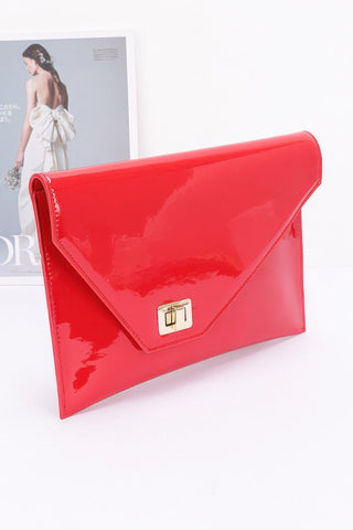 Enamel Envelope Clutch - Wear Arielle