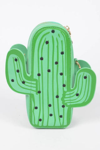 Faux Leather Cactus Crossbody Bag - Wear Arielle
