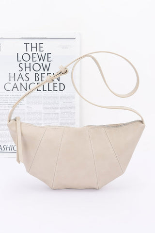 Faux Leather Croissant Bag - Wear Arielle