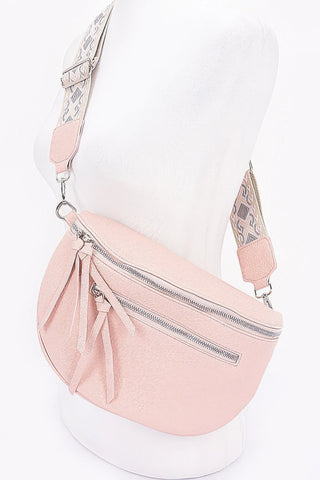 Faux Leather Crossbody Bag Belt - Wear Arielle