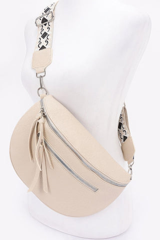 Faux Leather Crossbody Bag Belt - Wear Arielle