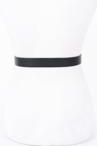 Faux Leather Multi Metal Buckle Belt - Wear Arielle