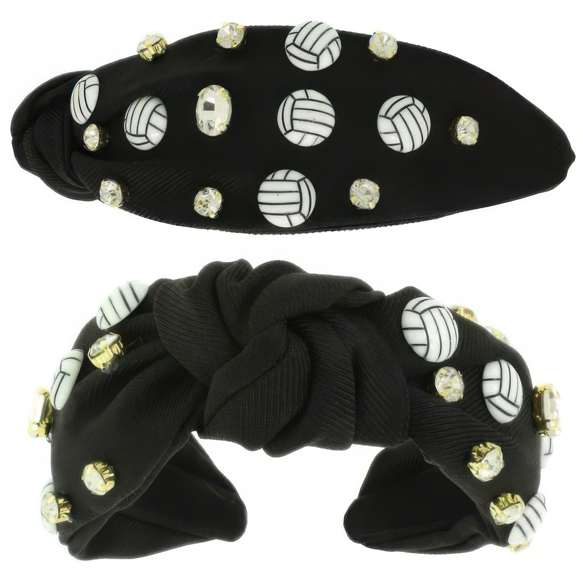 Game Day Volleyball Theme Top Knotted Headband - Wear Arielle