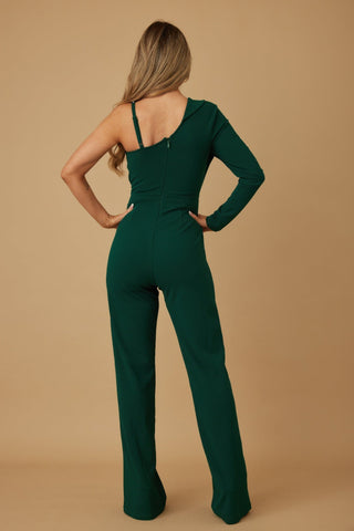Jewel One Strap Shoulder Jumpsuit - Wear Arielle