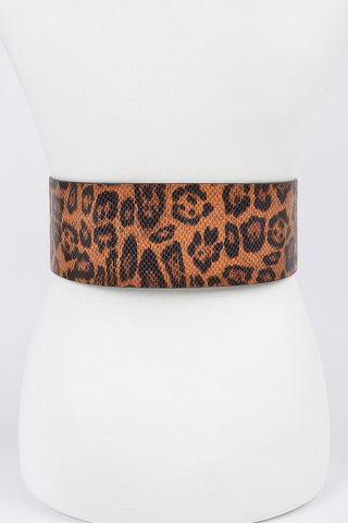 Leopard Big Buckle Belt - Wear Arielle