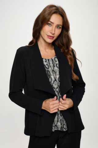 Liverpool Front Drape Jacket - Wear Arielle