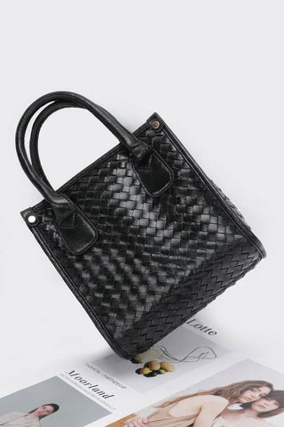 Metallic Braided Tote Bag - Wear Arielle