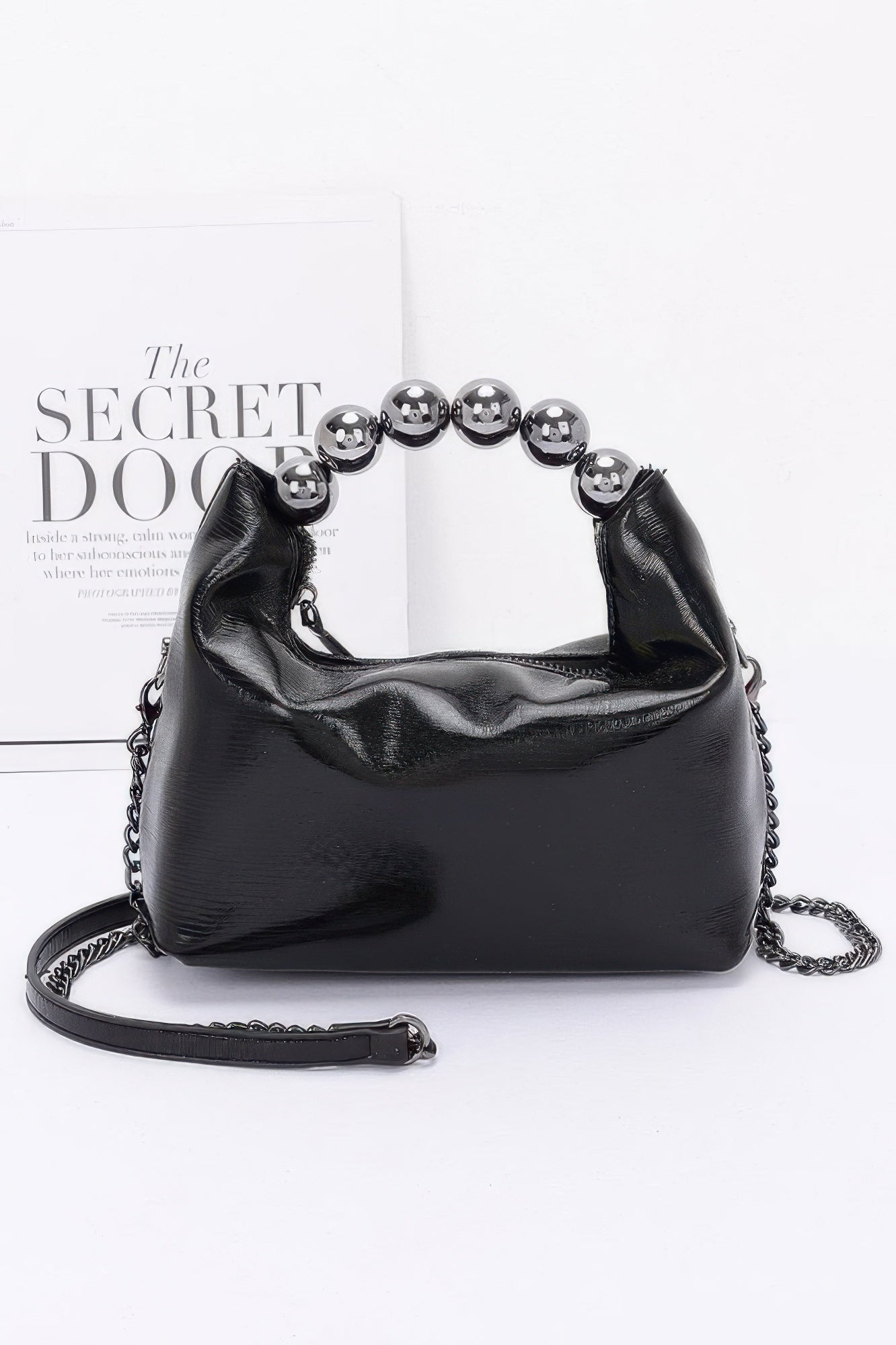 Metallic Ccb Ball Handle Bag - Wear Arielle