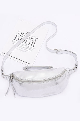 Metallic Crossbody Bag - Wear Arielle