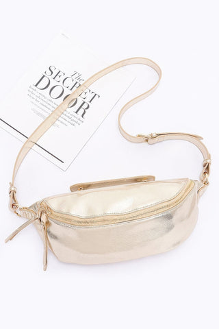 Metallic Crossbody Bag - Wear Arielle