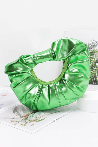 Metallic Hobo Bag W/chain - Wear Arielle