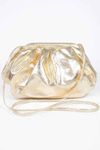 Metallic Pu Crossbody Bag - Wear Arielle
