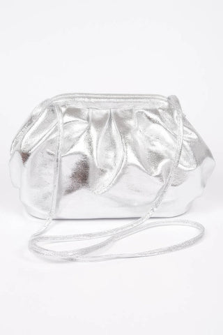 Metallic Pu Crossbody Bag - Wear Arielle