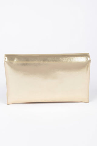 Metallic Small Envelope Clutch - Wear Arielle