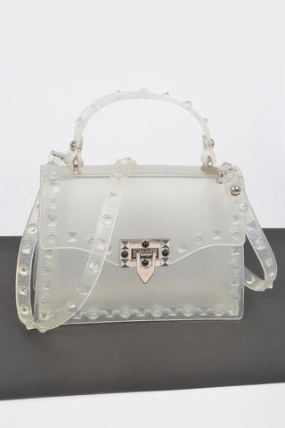 Monotone Studded Clutch - Wear Arielle