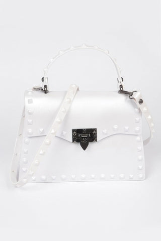 Monotone Studded Clutch - Wear Arielle
