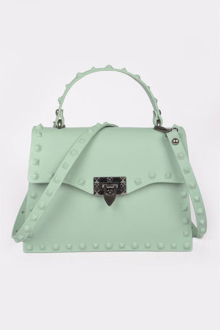 Monotone Studded Clutch - Wear Arielle