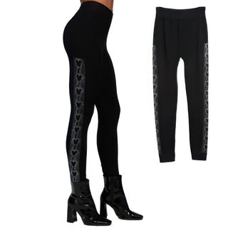 Mouse Ears Crystal Studded High Waisted Leggings - Wear Arielle