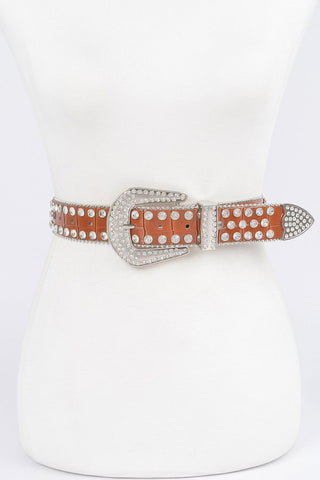 Multi Metal Stone Studded Belt - Wear Arielle