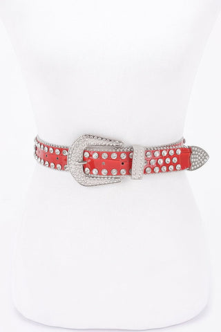 Multi Metal Stone Studded Belt - Wear Arielle