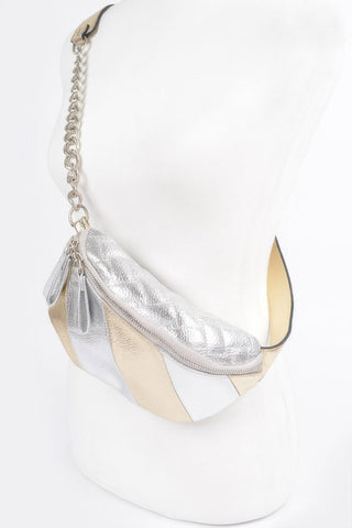Multi Metallic Color Fanny Pack - Wear Arielle