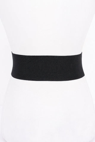 Pearl Metallic Pu Elastic Belt - Wear Arielle