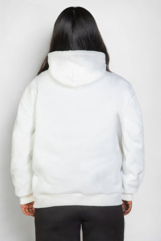 Plus Size Graphic Kangaroo Pocket Drawstring Hoodie - Wear Arielle