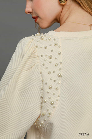 Puff Sleeve Knit Top - Wear Arielle
