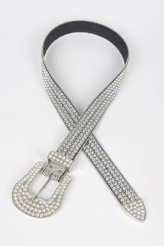 Rhinestone Western Style Belt - Wear Arielle
