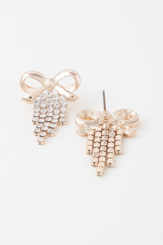 Ribbon Curtain Drop Earrings - Wear Arielle