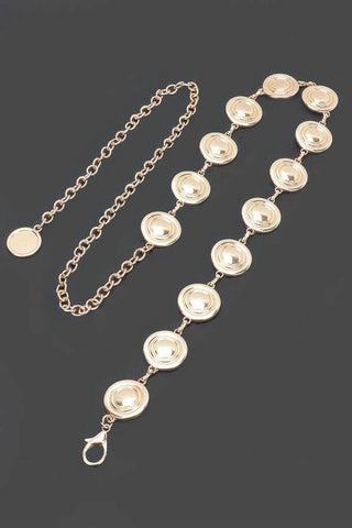Round Metal Chain Belt - Wear Arielle