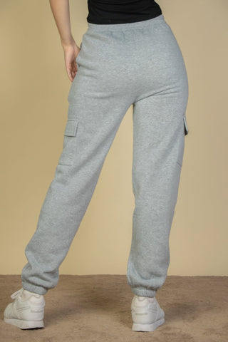 Side Pocket Drawstring Waist Sweatpants - Wear Arielle