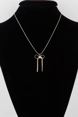 Snake Chain Ribbon Necklace - Wear Arielle