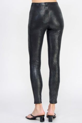 Snake skin print leggings - id - Wear Arielle