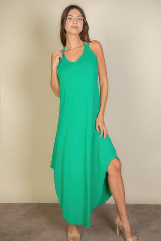 Solid Cami Double Strap Loose Fit Dress - Wear Arielle