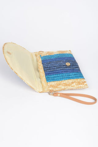 Straw Coloful Envelope Clutch - Wear Arielle