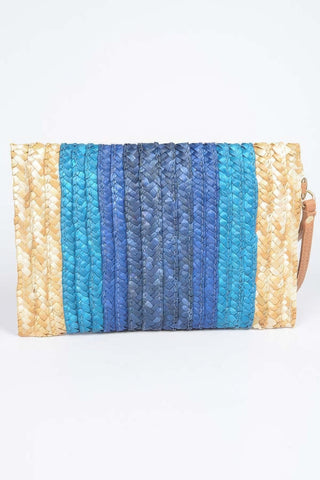Straw Coloful Envelope Clutch - Wear Arielle