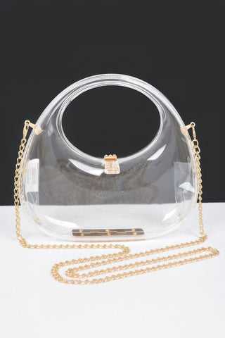 Transparent Acrylic Clutch - Wear Arielle