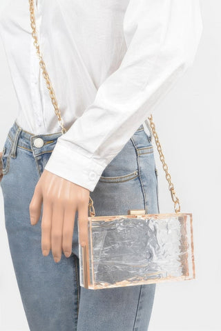 Transparent Plastic Case Clutch - Wear Arielle