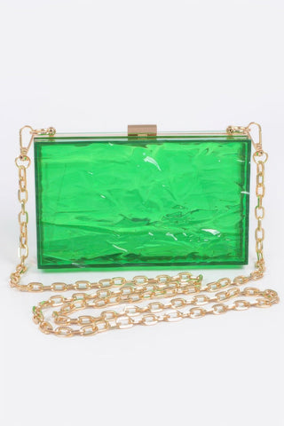 Transparent Plastic Case Clutch - Wear Arielle