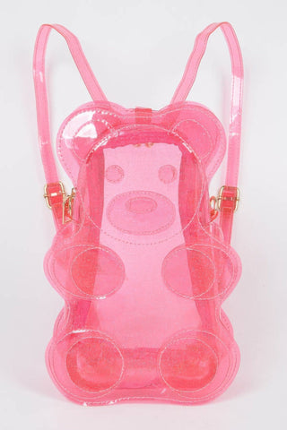 Transparent Teddy Bear Backpack - Wear Arielle