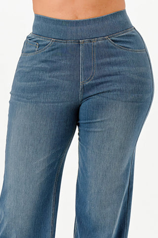Ultra Soft Flare Baggy Jeans - Wear Arielle