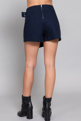 Waist Belted Cargo Skort - Wear Arielle
