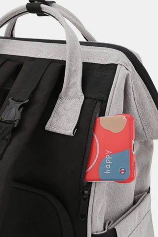 Himawari Waterproof Backpack with Multiple Compartments - Wear Arielle