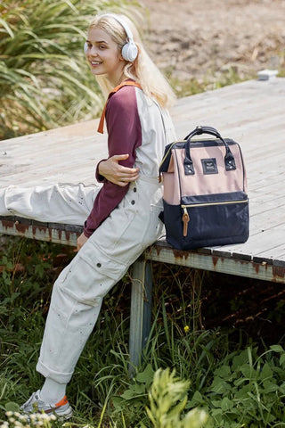 Himawari Waterproof Canvas Backpack Bag with Side Pockets - Wear Arielle