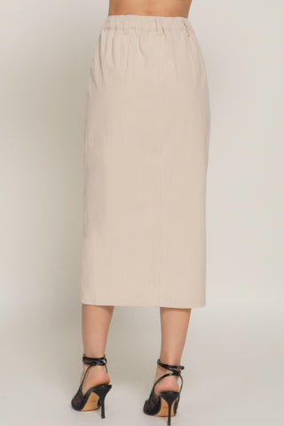 Corduroy Midi Skirt - Wear Arielle